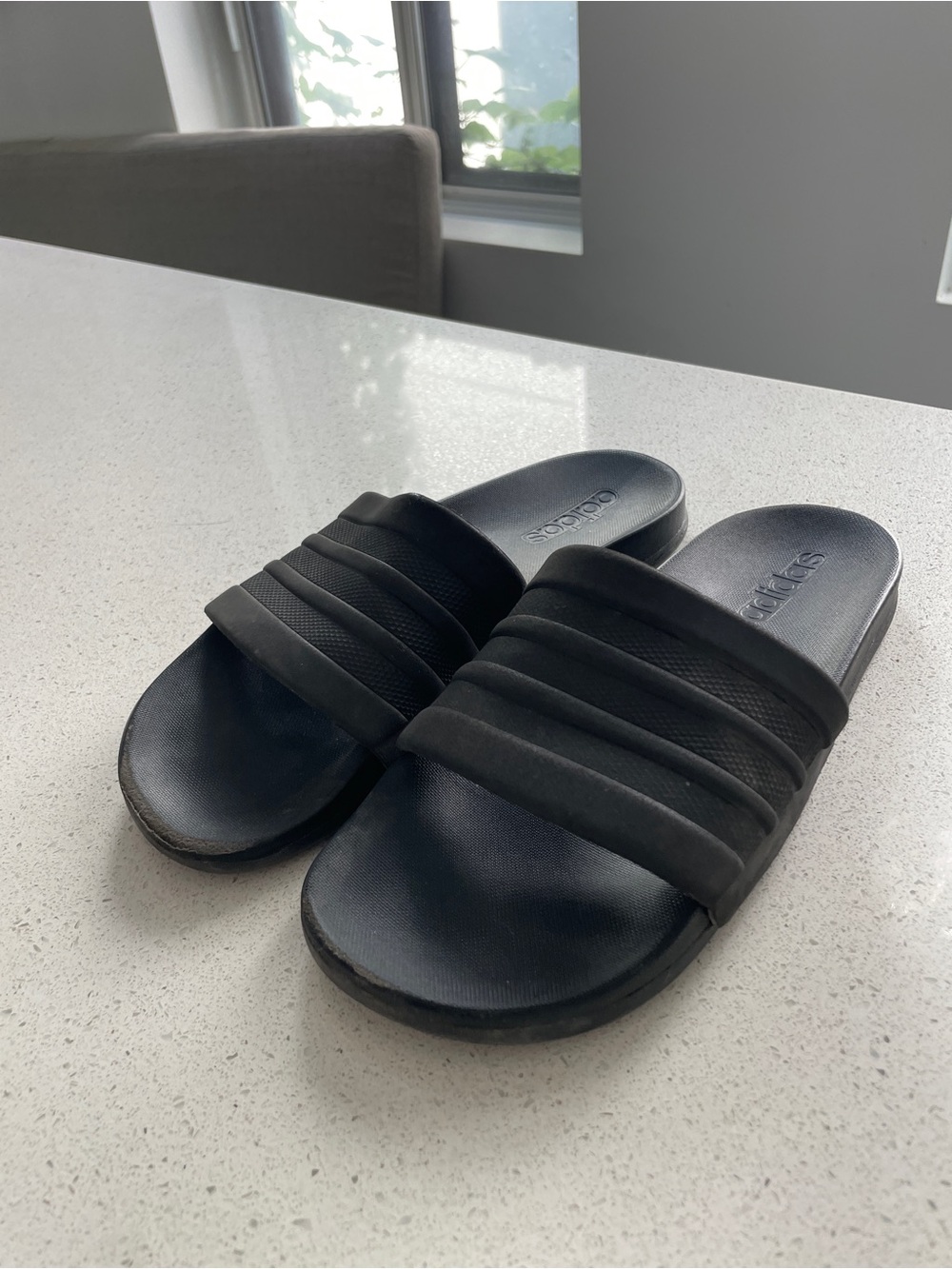 adidas Black Slide Sandals